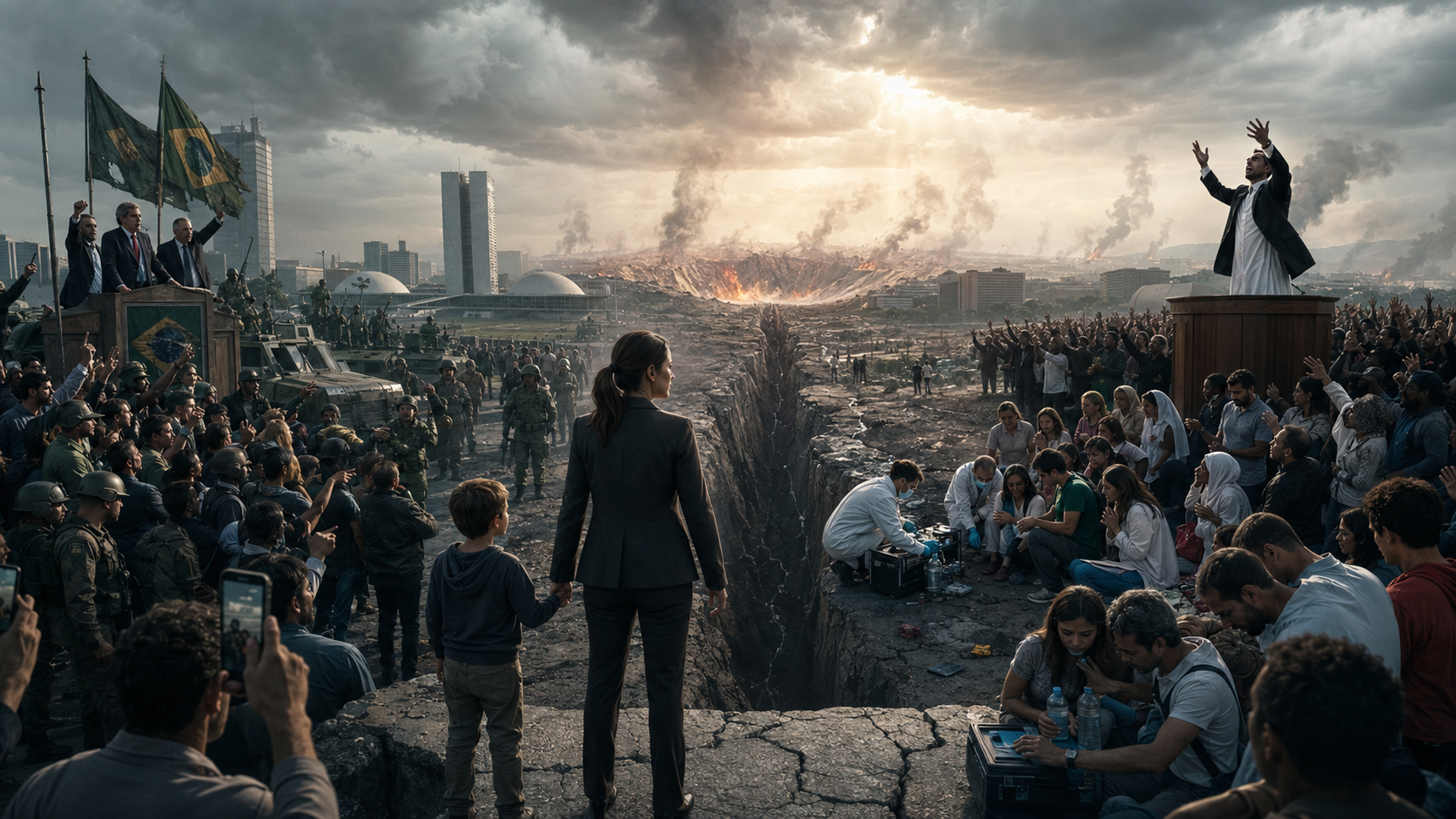 Imagem da sociedade em divisão em Desolação