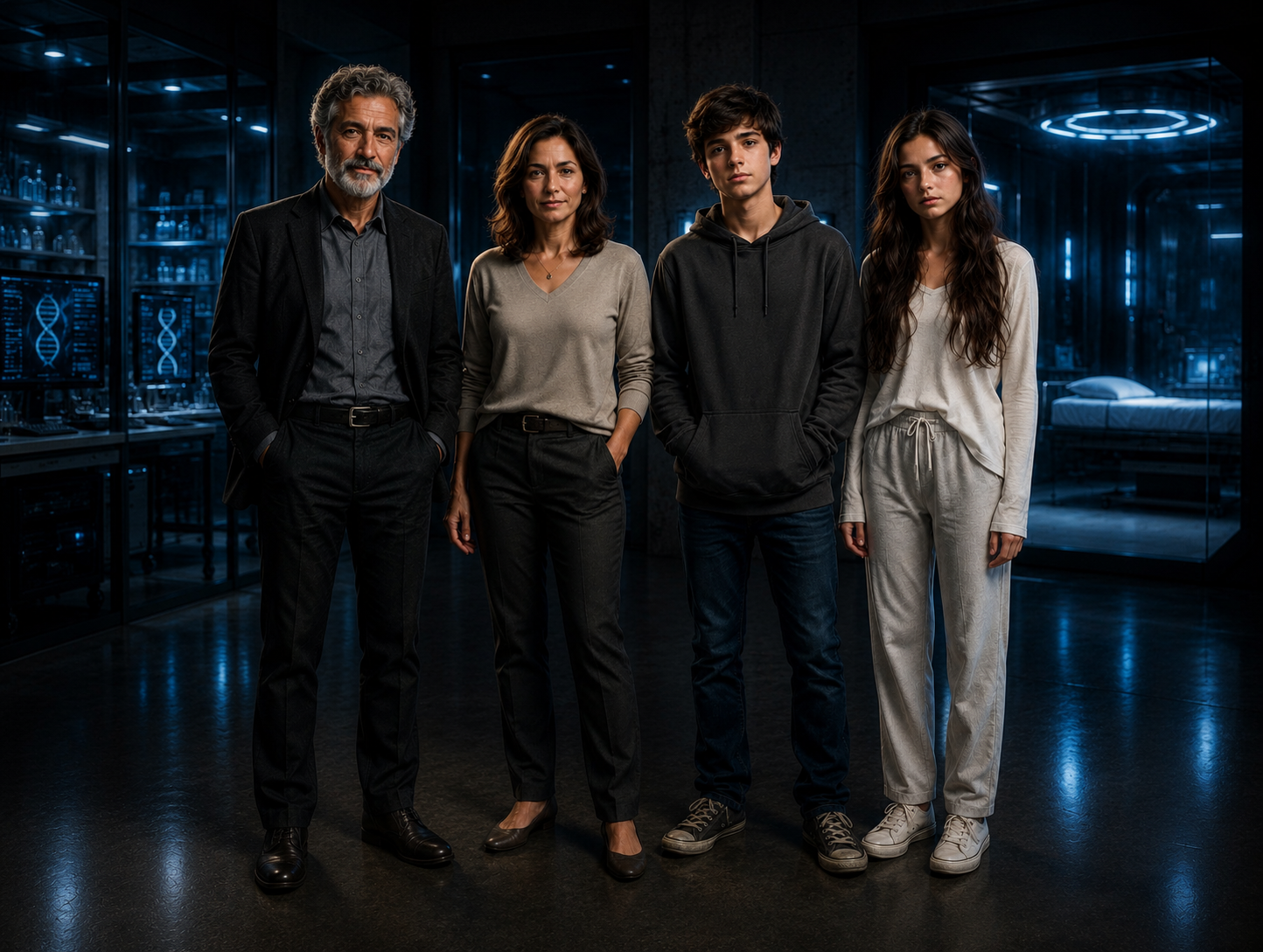 Mae e filhos em Rudimentar